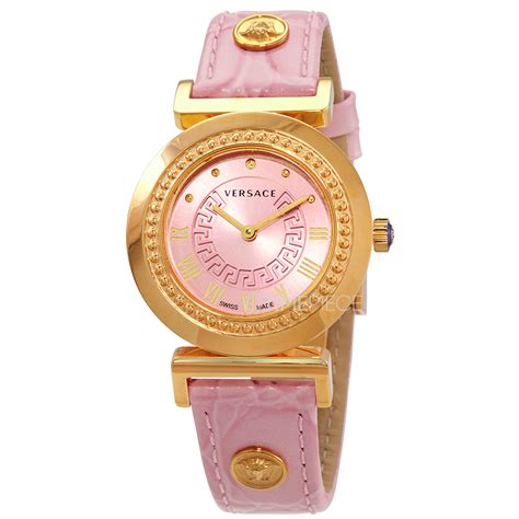 versace vanity pink watch|Versace Vanity Quartz Pink Dial Ladies Watch P5Q80D111S111.